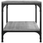 vidaXL Table basse Sonoma gris 50x50x40 cm Bois d'ingénierie