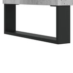 vidaXL Armoire salle de bain gris béton 80x33x60cm bois d'ingénierie