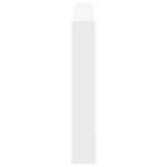vidaXL Armoire tête de lit avec LED blanc 220x17x102 cm