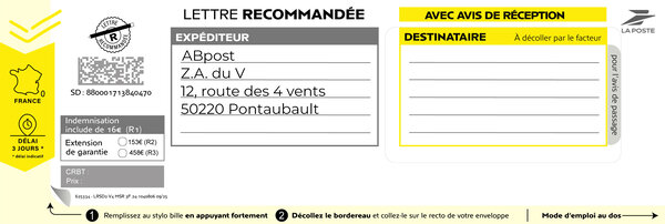 Boîte de 100 Recommandés Personnalisés Smart Data avec AR