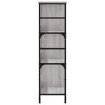 vidaXL Bibliothèque sonoma gris 78 5x33x117 5 cm bois d'ingénierie