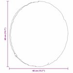 vidaXL Coussins de siège 2 Pièces Gris nuage Ø40 x 13 cm tissu