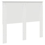 vidaXL Tête de lit Blanc brillant 120 cm Bois d'ingénierie