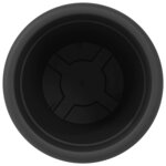 vidaXL Pot à fleurs rond 6 pc Noir Ø 39 x 32 cm Plastique