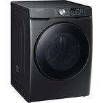 Lave-linge hublot ecobubble wifi samsung wf18t8000gv - 18 kg - l68 6cm - moteur digital inverter - 1100 trs/min - noir