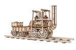 Maquette 3D en Bois Puzzle Locomotive