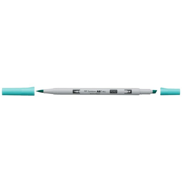 Marqueur Base Alcool Double Pointe ABT PRO 282 vert mer x 6 TOMBOW