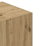 vidaXL Garde-robe chêne artisanal 80x52x180 cm bois d'ingénierie