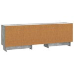 vidaXL Meuble TV Gris Béton 150 x 31 x 50 cm Bois d’ingénierie