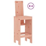 vidaXL Ensemble de bar de jardin 5 Pièces bois massif de Douglas