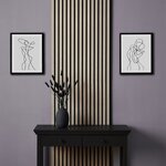 2 Panneaux muraux 60x120 bois naturel acoustiques