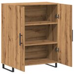 vidaXL Buffet chêne artisanal 69 5x34x90 cm bois d'ingénierie