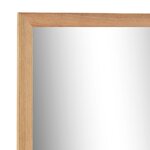 vidaXL Miroir de salle de bain 60 x 12 x 62 cm Bois de noyer massif