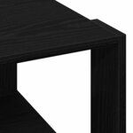 vidaXL Table basse Chêne noir 85 x 55 x 31 cm Bois d'ingénierie