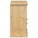 vidaXL Buffet Corona 112x40x75 cm bois massif de pin
