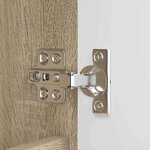 vidaXL Armoire Miroir de Salle de Bain Chêne Sonoma 60 x 20 x 60 cm