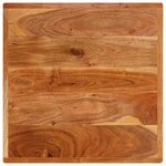 vidaXL Table bistrot Marron 50 x 50 x 76 cm Bois d'Acacia Massif
