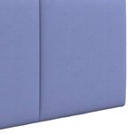 vidaXL Tête de lit suspendue Bleu denim Tissu
