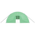 vidaXL Serre avec cadre en acier vert 96 m² 16x6x2 85 m