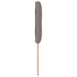 Tête de lit capitonnée taupe 90 cm en tissu
