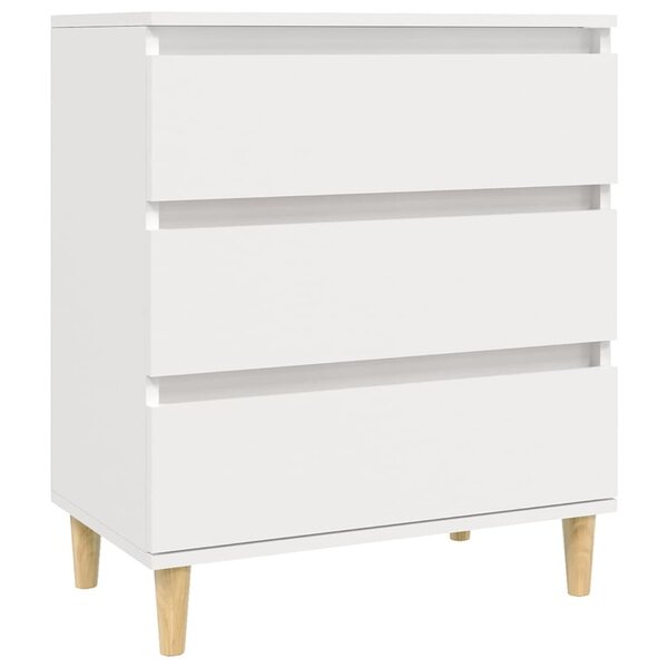 vidaXL Buffet Blanc 60x35x70 cm Bois d'ingénierie