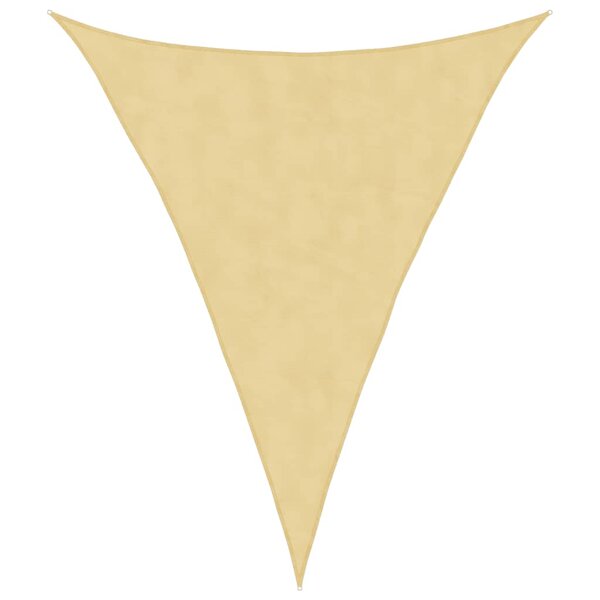 vidaXL Voile d'ombrage sable 3x4x4 m 100   polyester oxford