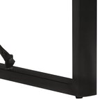 vidaXL Table à manger 120x55x76 cm bois massif de récupération