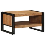 vidaXL Table basse 70x50x38 cm bois massif acacia