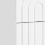 vidaXL Cabinet de chevet 2 Pièces Blanc brillant 43 x 34 5 x 48 cm