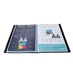 Protège-documents En Polypropylène Souple Opak 60 Vues - A4 - Noir - X 15 - Exacompta
