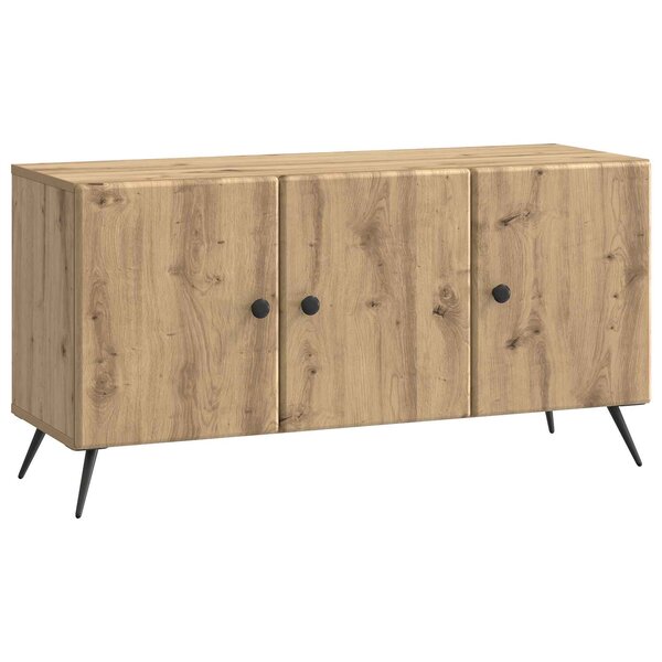 vidaXL Meuble TV 99 x 34 5 x 50 cm Chêne artisanal Bois d'ingénierie