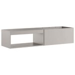 vidaXL Boule de feu Rouillé 160 x 45 x 35 cm Acier patiné
