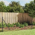 vidaXL Clôture en treillis métallique anthracite 1 1x25 m