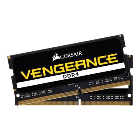 CORSAIR Mémoire PC DDR4 - Sodimm - 32 Go (2 x 16 Go) - 2666MHz - CAS 18 (CMSX32GX4M2A2666C18)