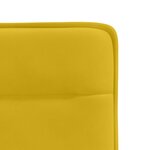 vidaXL Chaises à manger lot de 2 Jaune Velours