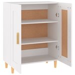vidaXL Buffet Blanc 69 5x34x90 cm Bois d'ingénierie