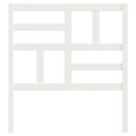 vidaXL Tête de lit Blanc 96x4x104 cm Bois massif de pin