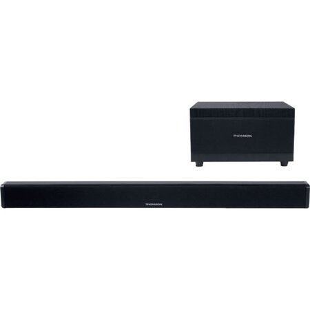 Thomson sb50bt barre de son avec caisson de basses - puissance 100 watts - bluetooth - entrée rca