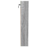 vidaXL Armoire à vitrine sonoma gris 100x8 5x50 cm bois d'ingénierie