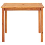 vidaXL Ensemble à manger d'extérieur 3 Pièces et coussins Acacia solide