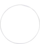 Armature abat-jour cercle Ø 25 cm blanc