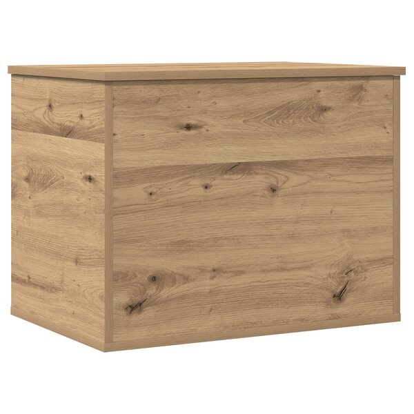 Coffre de rangement vidaXL avec couvercle Chêne Artisan 60x42x46 cm Bois d'ingénierie