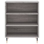 vidaXL Buffet sonoma gris 57x35x70 cm bois d'ingénierie