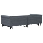 vidaXL Lit de jour avec gigogne et tiroirs sans matelas 100x200 cm