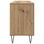 vidaXL Meuble TV chêne artisanal 150x30x50 cm bois d'ingénierie