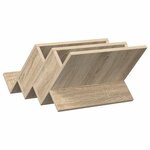 vidaXL Étagère à magazines avec étagère Chêne Sonoma 53 x 40 x 28 5 cm