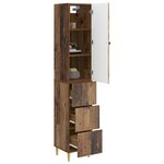 vidaXL Ensemble de Meubles 2 Pièces 33 x 34 5 x 90 cm Bois d'ingénierie