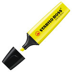 Pot de 6 Surligneurs BOSS ORIGINAL Rechargeable Pointe Biseautée 2-5 mm STABILO