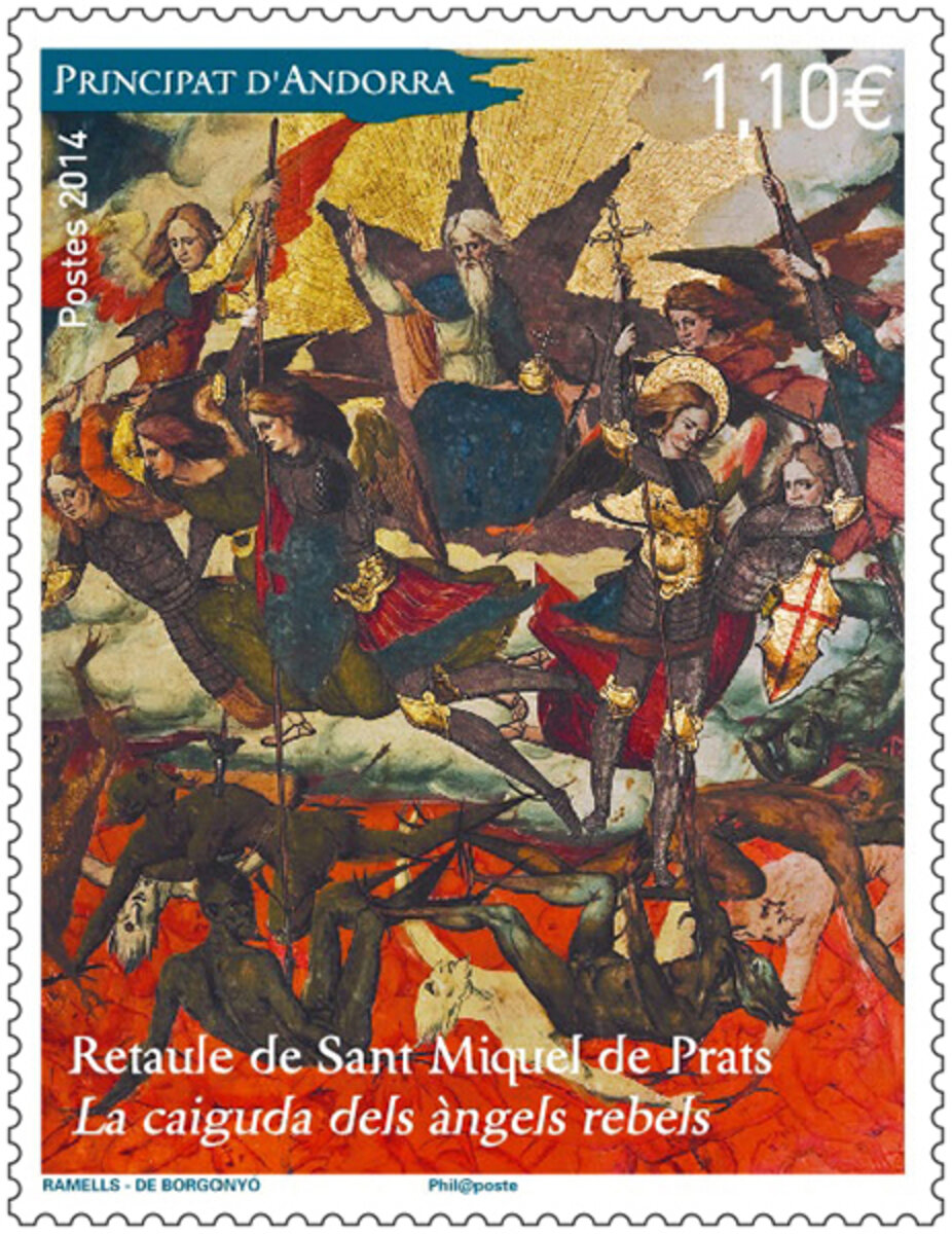 Andorre Retaule de Sant Miquel de Prats La Poste