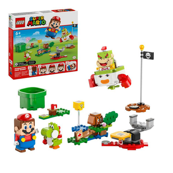 LEGO® Mario™ 71439 : Aventures Interactives avec Bowser Jr. et Yoshi
